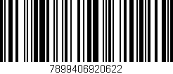 Código de barras (EAN, GTIN, SKU, ISBN): '7899406920622'