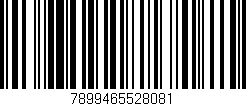 Código de barras (EAN, GTIN, SKU, ISBN): '7899465528081'