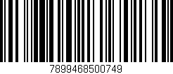 Código de barras (EAN, GTIN, SKU, ISBN): '7899468500749'