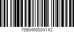 Código de barras (EAN, GTIN, SKU, ISBN): '7899468504143'