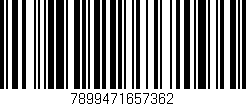 Código de barras (EAN, GTIN, SKU, ISBN): '7899471657362'