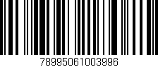Código de barras (EAN, GTIN, SKU, ISBN): '78995061003996'