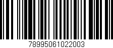 Código de barras (EAN, GTIN, SKU, ISBN): '78995061022003'