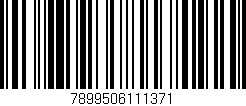 Código de barras (EAN, GTIN, SKU, ISBN): '7899506111371'