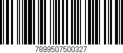 Código de barras (EAN, GTIN, SKU, ISBN): '7899507500327'