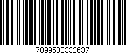 Código de barras (EAN, GTIN, SKU, ISBN): '7899508332637'