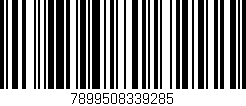 Código de barras (EAN, GTIN, SKU, ISBN): '7899508339285'