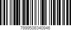 Código de barras (EAN, GTIN, SKU, ISBN): '7899508340946'