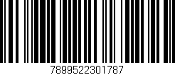 Código de barras (EAN, GTIN, SKU, ISBN): '7899522301787'