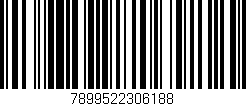 Código de barras (EAN, GTIN, SKU, ISBN): '7899522306188'