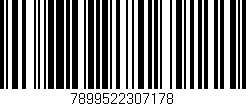 Código de barras (EAN, GTIN, SKU, ISBN): '7899522307178'