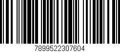 Código de barras (EAN, GTIN, SKU, ISBN): '7899522307604'
