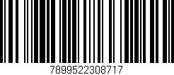 Código de barras (EAN, GTIN, SKU, ISBN): '7899522308717'