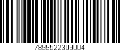 Código de barras (EAN, GTIN, SKU, ISBN): '7899522309004'