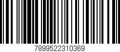 Código de barras (EAN, GTIN, SKU, ISBN): '7899522310369'