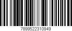 Código de barras (EAN, GTIN, SKU, ISBN): '7899522310949'