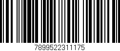Código de barras (EAN, GTIN, SKU, ISBN): '7899522311175'