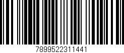 Código de barras (EAN, GTIN, SKU, ISBN): '7899522311441'