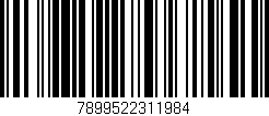 Código de barras (EAN, GTIN, SKU, ISBN): '7899522311984'