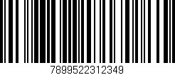 Código de barras (EAN, GTIN, SKU, ISBN): '7899522312349'