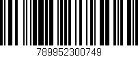 Código de barras (EAN, GTIN, SKU, ISBN): '789952300749'
