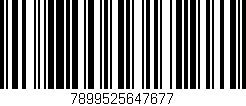 Código de barras (EAN, GTIN, SKU, ISBN): '7899525647677'