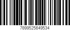 Código de barras (EAN, GTIN, SKU, ISBN): '7899525649534'