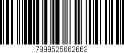 Código de barras (EAN, GTIN, SKU, ISBN): '7899525662663'