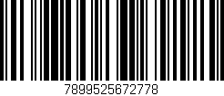 Código de barras (EAN, GTIN, SKU, ISBN): '7899525672778'