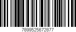 Código de barras (EAN, GTIN, SKU, ISBN): '7899525672877'