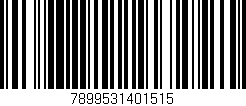 Código de barras (EAN, GTIN, SKU, ISBN): '7899531401515'