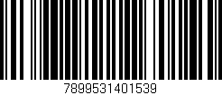 Código de barras (EAN, GTIN, SKU, ISBN): '7899531401539'