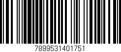 Código de barras (EAN, GTIN, SKU, ISBN): '7899531401751'