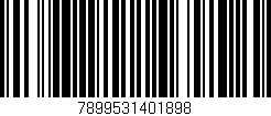 Código de barras (EAN, GTIN, SKU, ISBN): '7899531401898'