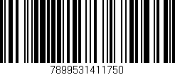 Código de barras (EAN, GTIN, SKU, ISBN): '7899531411750'