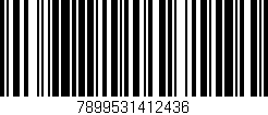 Código de barras (EAN, GTIN, SKU, ISBN): '7899531412436'
