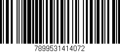 Código de barras (EAN, GTIN, SKU, ISBN): '7899531414072'