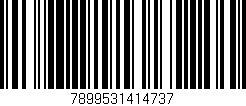 Código de barras (EAN, GTIN, SKU, ISBN): '7899531414737'