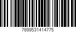 Código de barras (EAN, GTIN, SKU, ISBN): '7899531414775'
