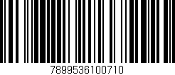Código de barras (EAN, GTIN, SKU, ISBN): '7899536100710'
