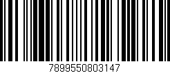 Código de barras (EAN, GTIN, SKU, ISBN): '7899550803147'