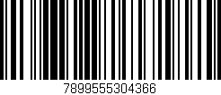 Código de barras (EAN, GTIN, SKU, ISBN): '7899555304366'