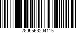 Código de barras (EAN, GTIN, SKU, ISBN): '7899563204115'