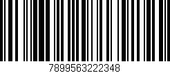 Código de barras (EAN, GTIN, SKU, ISBN): '7899563222348'