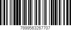 Código de barras (EAN, GTIN, SKU, ISBN): '7899563267707'