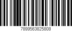 Código de barras (EAN, GTIN, SKU, ISBN): '7899563825808'