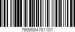 Código de barras (EAN, GTIN, SKU, ISBN): '7899564701101'