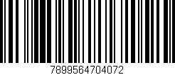 Código de barras (EAN, GTIN, SKU, ISBN): '7899564704072'