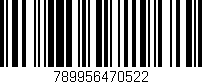 Código de barras (EAN, GTIN, SKU, ISBN): '789956470522'