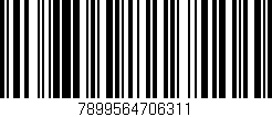 Código de barras (EAN, GTIN, SKU, ISBN): '7899564706311'